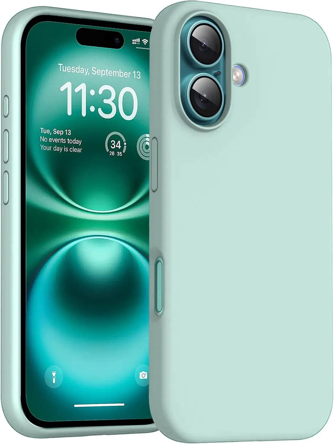 DIZORO Protective Case Compatible for iPhone 16 6.1 Inch